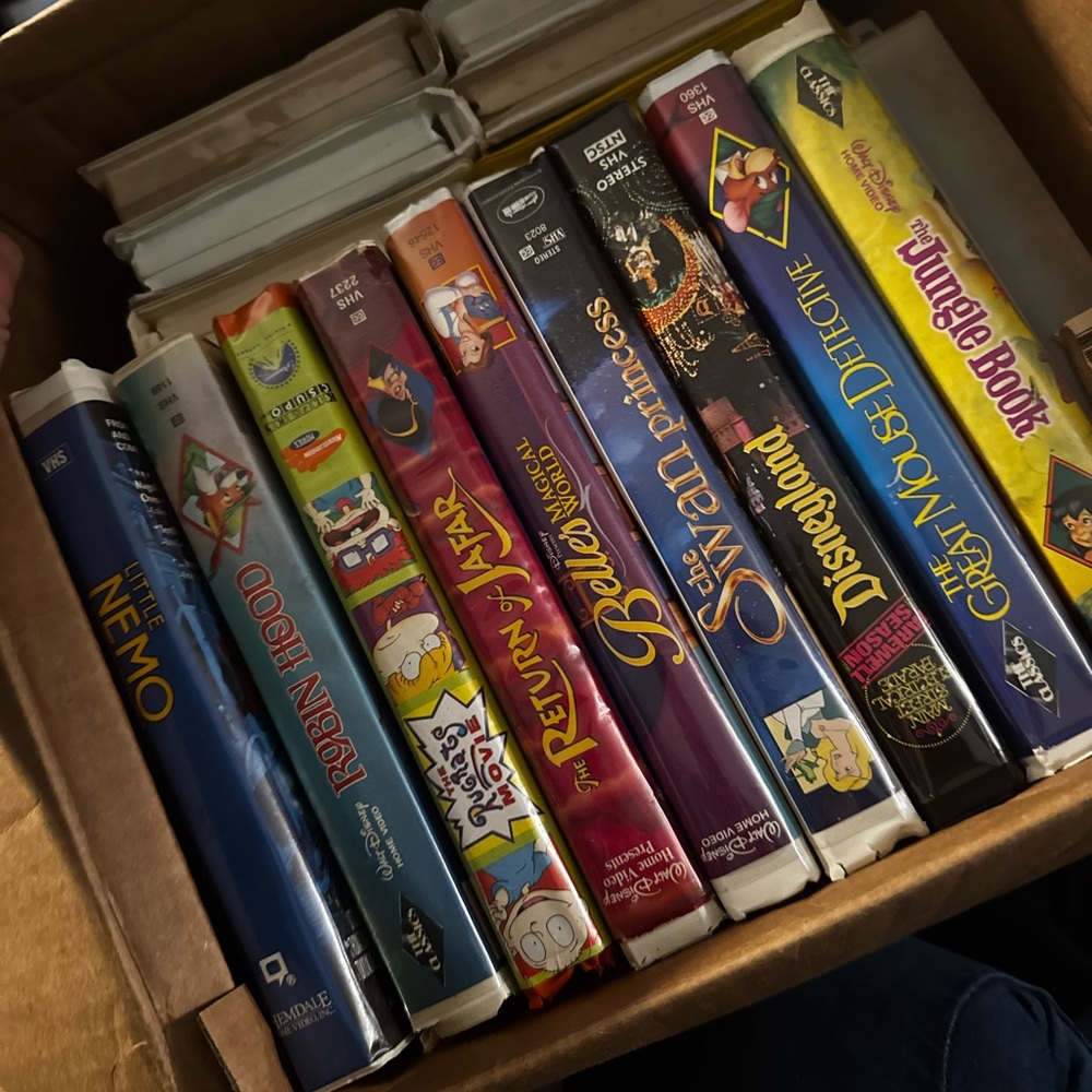 Vintage VHS movies